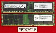 LOT OF 2 Samsung 16GB 2Rx4 PC3L-12800R ECC REG Server RAM M393B2G70BH0-YK0 for sale  Shipping to South Africa