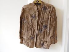embroidered silk jacket for sale  WITNEY