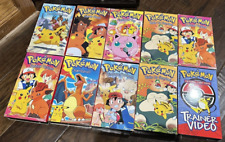 Vintage Pokemon VHS Lot of 9 Original 90s Video Tapes & Cases + TRAINER VIDEO for sale  Shipping to South Africa