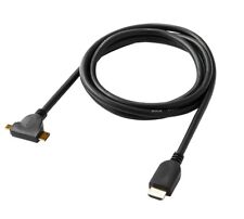 NUEVO Cable Onn 6 Pies HDMI Multi-Conector a Mini-HDMI y Micro-HDMI segunda mano  Embacar hacia Mexico