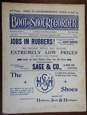 Boot & Shoe Recorder 1894 Boston revista comercial ilustrada época publicidad, usado segunda mano  Embacar hacia Argentina