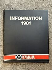 Yamaha dealer information for sale  SCARBOROUGH