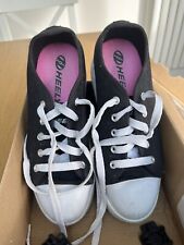 Girls heelys black for sale  ROMFORD