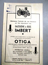 Prospectus 1943 gazogene d'occasion  Quimper