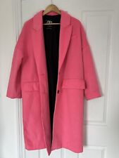 Zara pink coat for sale  LONDON