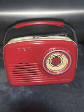 red retro radio for sale  PRENTON