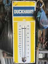 Duckhams thermometer enamel for sale  COVENTRY