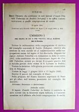 Budrio regio decreto usato  Italia