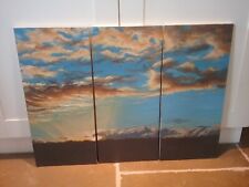 Original triptych painting for sale  KIDDERMINSTER