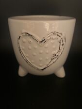 plant pots 3 white ceramic for sale  Burnsville