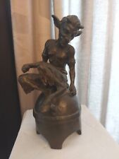 Solid bronze faun for sale  WEST DRAYTON