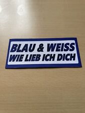 Schalke aufnäher blau gebraucht kaufen  Allenfeld, Boos, Hargesheim