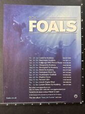 Foals tour dates for sale  STRATHAVEN