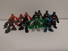 Figuras Imaginext Batman Ironman Dr. Doom Blue Beetle DC Marvel LOTE DE 11, usado segunda mano  Embacar hacia Argentina