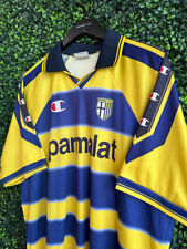 Camiseta Parma A.C. Champion tamanho grande Parmalat Serie A futebol comprar usado  Enviando para Brazil