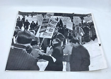 1967 Oryginalne zdjęcie b/w Wietnam Protest Józef Mlot-Mroz Harvard Carrol Myett na sprzedaż  Wysyłka do Poland