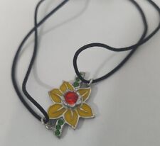 Daffodil enamel bracelet for sale  NUNEATON