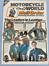 Motorcycle order leaflet for sale  DRIFFIELD