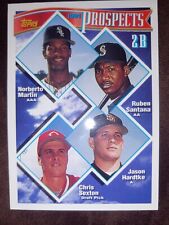 Tarjeta de béisbol 1994 Topps Prospects Martin, Santana, Sexton, novato de Hardke #527 segunda mano  Embacar hacia Argentina