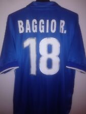 ITALY 1998 WC Roberto Baggio 18 shirt trikot maillot maglia nike d'occasion  Expédié en France