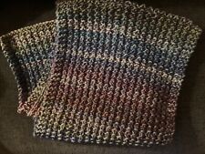 Handknitted reversible scarf for sale  FALKIRK