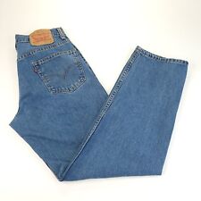 Jeans masculino Levis 550 30x30 azul ajuste relaxado lavagem média jeans folgado anos 90 Y2K comprar usado  Enviando para Brazil