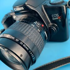 Kit de lentes Canon EOS Rebel XS negro 35-80 mm cámara fotográfica sin probar segunda mano  Embacar hacia Argentina