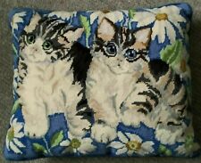 PRIMAVERA   KITTENS  cat retired NEEDLEPOINT TAPESTRY KIT VINTAGE Claire Garland, used for sale  UK