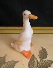 Estatueta vintage de porcelana pato branco Pequim - corredor indiano comprar usado  Enviando para Brazil