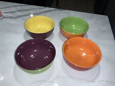 cereal colorful bowls 6 for sale  Saint Clair Shores