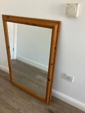 Pine framed mirror for sale  DROITWICH