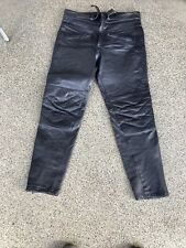 Black motorbike leather for sale  LEEDS