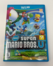 Case and Manual Only NO GAME New Super Mario Bros U Nintendo Wii U Authentic for sale  Shipping to South Africa