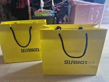 selfridges yellow bag for sale  GRAVESEND