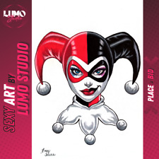 Usado, Arte em quadrinhos original Harley Quinn (09"x12") por Enay Farias - Lumo Studio comprar usado  Brasil 
