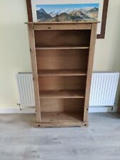 Pine wooden bookcase for sale  BRIDGNORTH