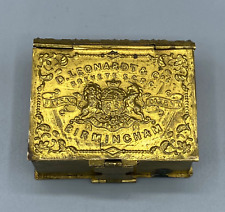 Used, Antique Pen Dip Box D. Leonardt & Co Book Shape Vesta Case Match Safe   c.1880's for sale  Shipping to South Africa