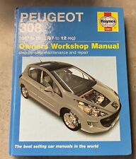 Used, Peugeot 208 2007 - 2012  HAYNES WORKSHOP MANUAL for sale  Shipping to South Africa