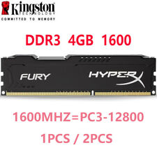HyperX FURY DDR3 4GB 8GB 1600 MHz PC3-12800 Desktop RAM DIMM 240pins comprar usado  Enviando para Brazil