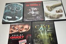 LOTE de 5 DVDs Horro - Seed of Chucky, Saw, The Cave, Grudge 2 & The Ring Two comprar usado  Enviando para Brazil