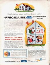 1956 De colección anuncio Frigidaire sistema de aire acondicionado retro refrigeración casa de arte, usado segunda mano  Embacar hacia Argentina