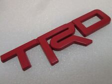 Emblema Vermelho Emblema Porta-Mala Para Toyota Trd logotipo de metal 3D * apoio Adesiva incluída *, usado comprar usado  Enviando para Brazil
