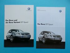 Folleto / Catálogo / Folleto - VW Bora y Bora Variant GT Sport - 10/04 segunda mano  Embacar hacia Argentina