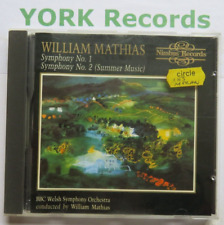 MATHIAS - Symphonies Nos 1 & 2 MATHIAS BBC Welsh Symphony Orch - Ex CD Nimbus comprar usado  Enviando para Brazil