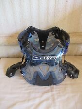 AXO Racing Motocross MX ATV Chest Protector Clear Blue Adult Size Nice Condition for sale  Shipping to South Africa