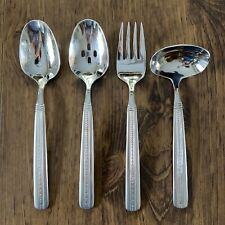 Wedgewood Tuxedo Stainless 18/10 Silverware Flatware 4 Pc Serving Set for sale  Shipping to South Africa