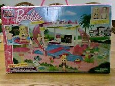 2012 Mega Bloks Build N Style Barbie piscina fiesta con caja + manual 80228, usado segunda mano  Embacar hacia Argentina