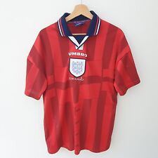 Camiseta de fútbol visitante grande rara original vintage Inglaterra Umbro 1998 segunda mano  Embacar hacia Argentina