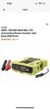Used, RYOBI ONE+ 18V 800W Max 12V Automotive Power Inverter for sale  Shipping to South Africa