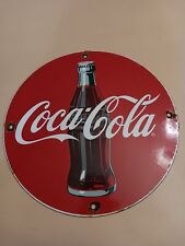 Letrero de porcelana de 12 pulgadas de Coca Cola segunda mano  Embacar hacia Argentina